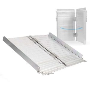 Aluminijasta klančina / zložljiva - dolžina 1220 mm
