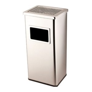 Koš za smeti s pepelnikom - INOX - 30L