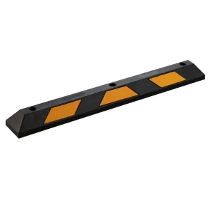 Parkirni omejevalec – črna / rumeni odsevniki - 1200 mm