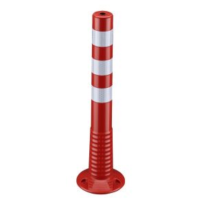 Plastični stebriček / fleksibilen - rdeča - 750 mm