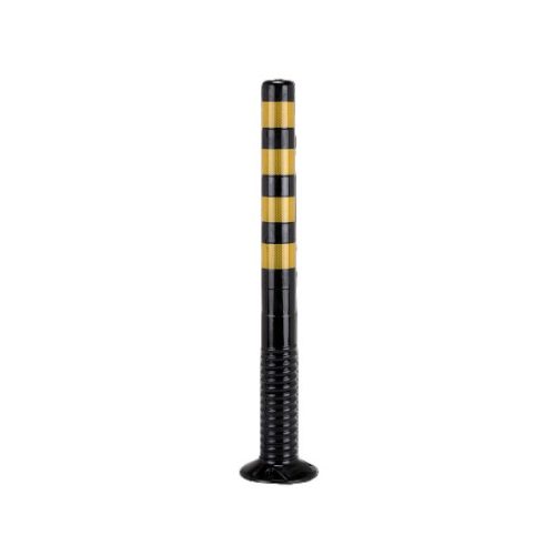 Plastični stebriček / fleksibilen – črna / rumena – 1000 mm