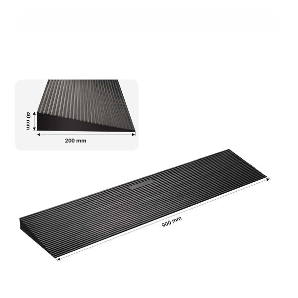 Dovozna klančina / rampa - TIP 90 - višina 40 mm - slika 2